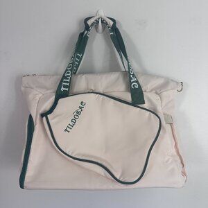 Tildosac Pickle Ball Canvas Tote Bag